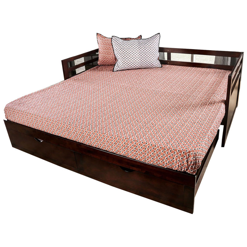 Lark Manor Adlai Twin Solid Wood Daybed with Trundle Wayfair